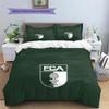 FC Augsburg2 Pattern Bedding Quilt Set  Home Decoration  Gift (1 * Duvet Cover + 2 * Pillowcase  Without Core)