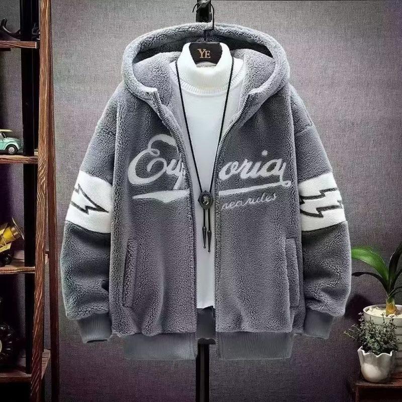 Men's Autumn Trendy American Baseball Jacket – High Street Loose Fit Sports Coat for Couples