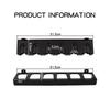 Wall Mounted Fishing Rod Rack Scratch-proof Fishing Pole Holder Bracket Storage Tool With Accessories