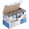 Genuine King Jim Tepra PRO Tape Eco Pack of Blue 8m Cartridges, 5, 18mm, Label/Black Text, Length, SC18B-5P