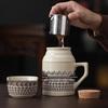 Ru Kiln Ceramic Tea Mug with Lid and Filter