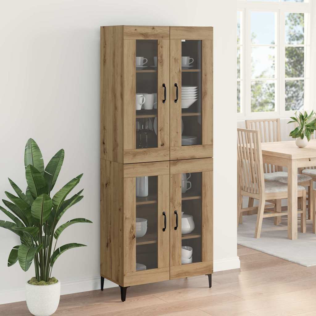 Highboard Artisan Oak 69.5 x 34 x 180 cm Particleboard