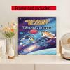 Bluey Customize Your Name Diamond Painting Round Diamond Diy Frameless Holiday Artwork Suitable For Home Office Wall Decoration