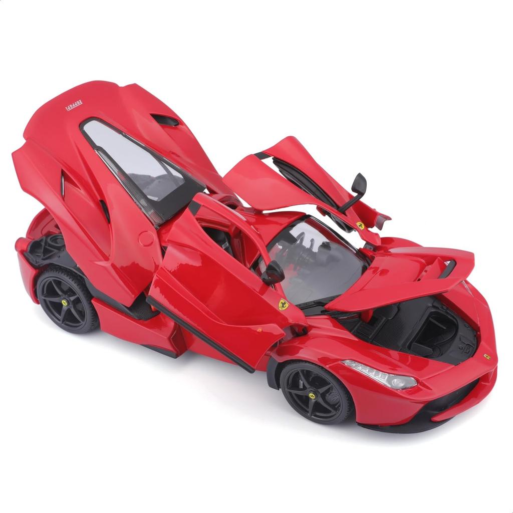 Bburago 1/18 Scale Ferrari LaFerrari Red / Diecast Model Car, Finished Product 18-16001