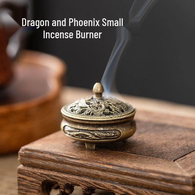 Auspicious Cloud Sandalwood Incense Coils - No Residue, Ideal for Bedroom Air Purification