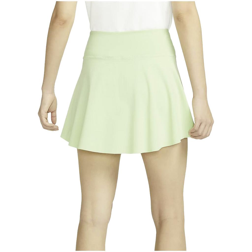Nike Dri-FIT Advantage Solid Elastic Sports Quick-Dry Comfortable Tennis Skirt Women Skirts Melon-Green DX1422-343