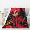 Custom Animated Anime Helluva Boss Blitzo Blanket 3D Printed Soft Flannel Fleece Warm Throw Blankets Car Bedding Sofa Bedspreads