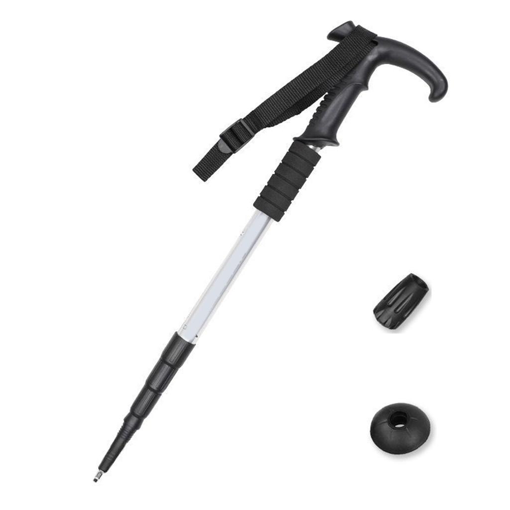 Versatiles Aluminum Walking Stick Light Weight Regulable Camping Stick for Long Outdoor Activity