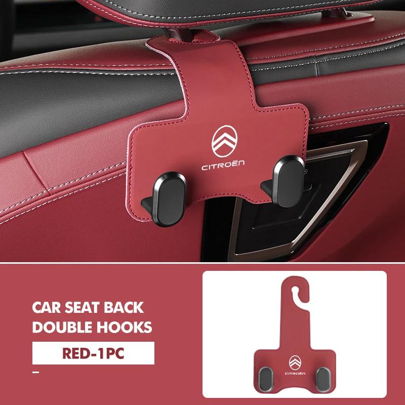 Car Seat Back Handbag Hook Storage Hanging Storage Fastener For Citroen C4 C3 C5 C1 C2 C6 VTS C4L DS3 DS4 DS5 Grand Berlingo akh256