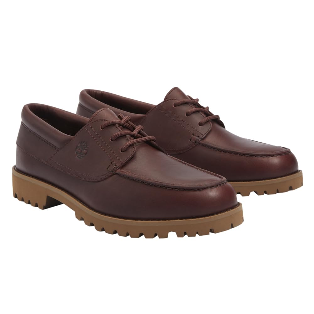 Timberland Authentic Light Boat Shoes for Burgundy Full Size Size Men, Grain, 8.0 (TB0A6BT2EIW1), 26.0cm