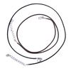 10Pcs 1.5Mm Adjustable Black Leather Cord Rope For Diy Necklace Bracelet Making