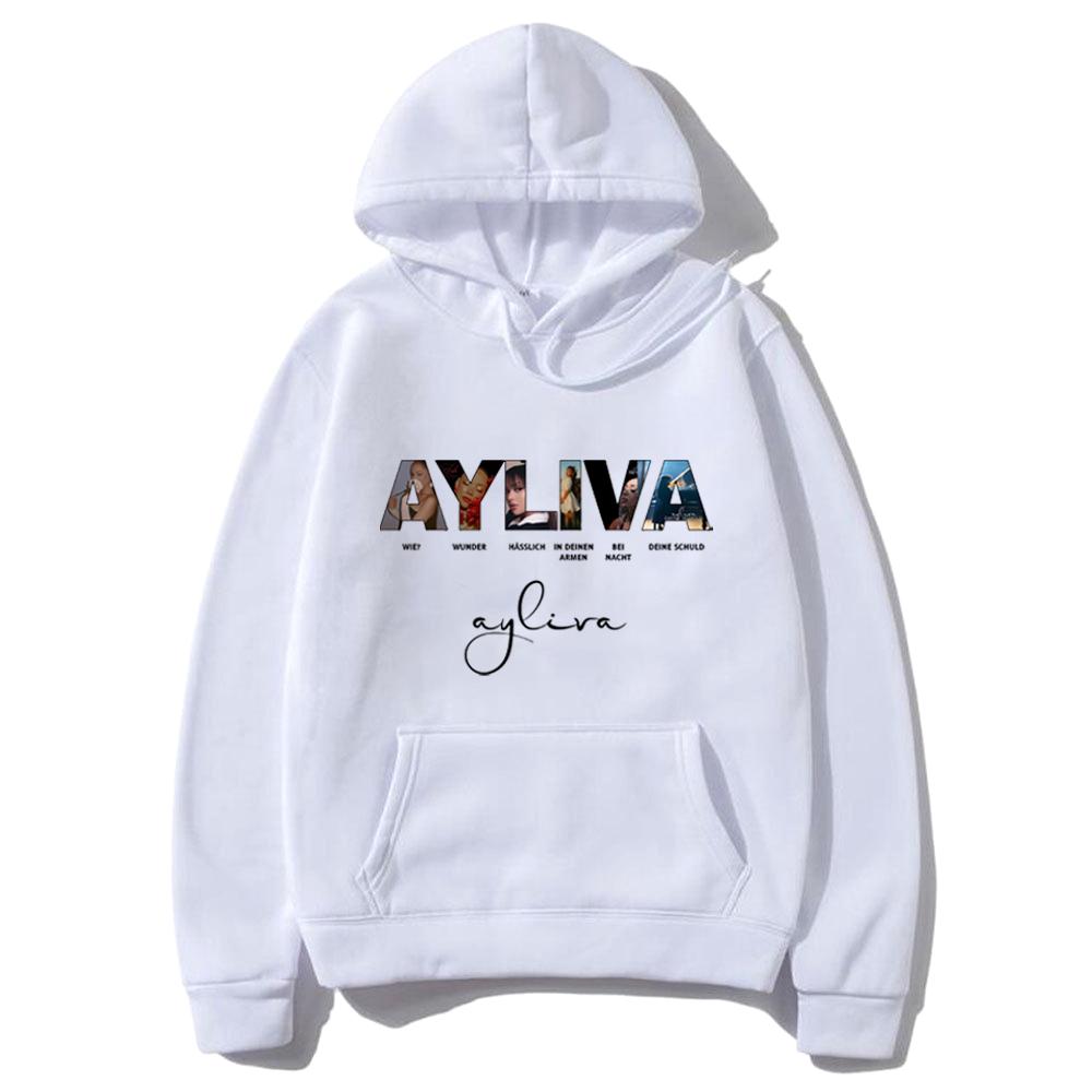 

Ayliva Concert Tour 2025 vintage Printed Hoodie Men Women streetwear Fleece Sweatshirts fashion Long sleeve oversized pullovers L