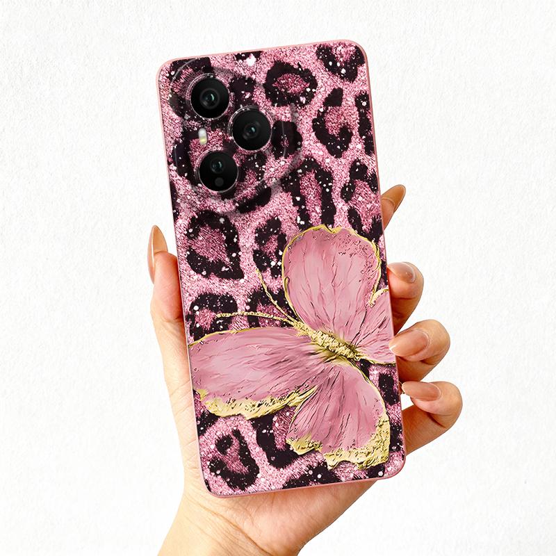 

Leopard Butterfly Matte Case For Honor 400 Pro 200 Lite 100 Pro Phone Cover For Honor 100 200 400 Lite Soft Silicone Back Cases Honor 400 Lite 5G