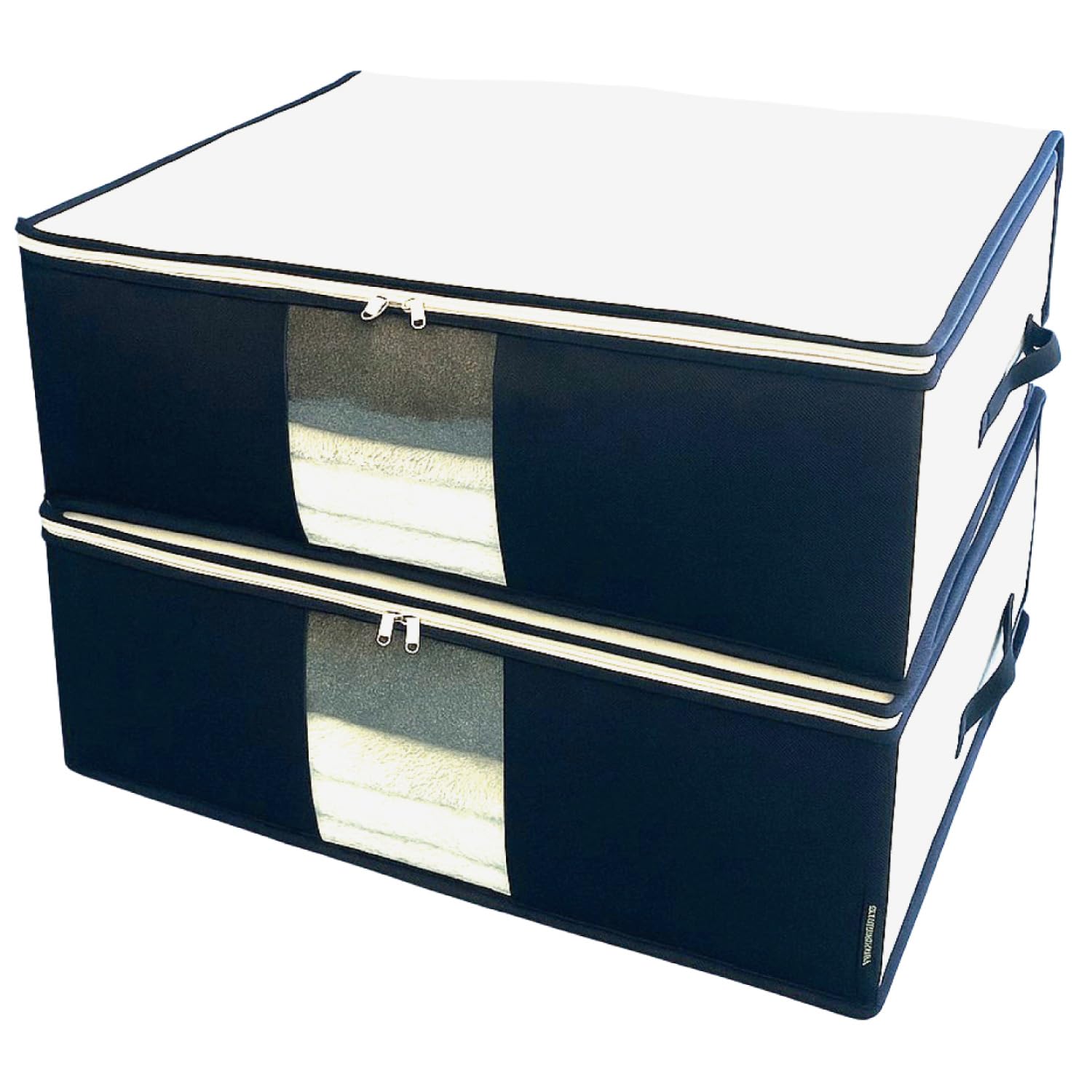 

Набор из 2 дышащих тканевых чехлов Inicolife для хранения одеял с листами активированного угля на Идеально подходят для аккуратного хранения и матраса