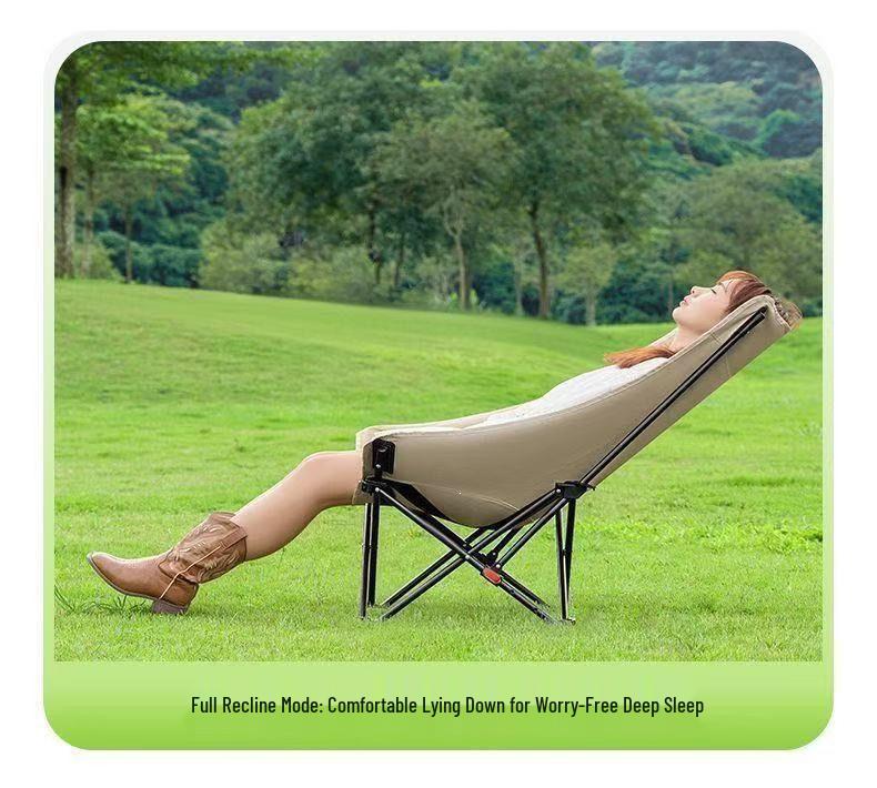 Portable Moon Chair: Folding Outdoor Recliner for Camping, Beach, Picnic & Fishing