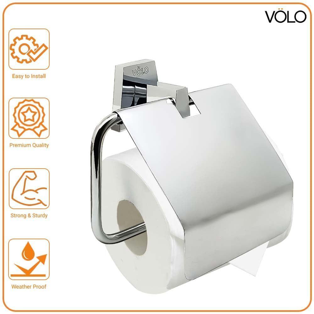 Držák toaletního papíru, Samolepicí držák role, Držák na kapesníky Typ montáže na zeď, Plastový dávkovač do koupelny s držákem na telefon