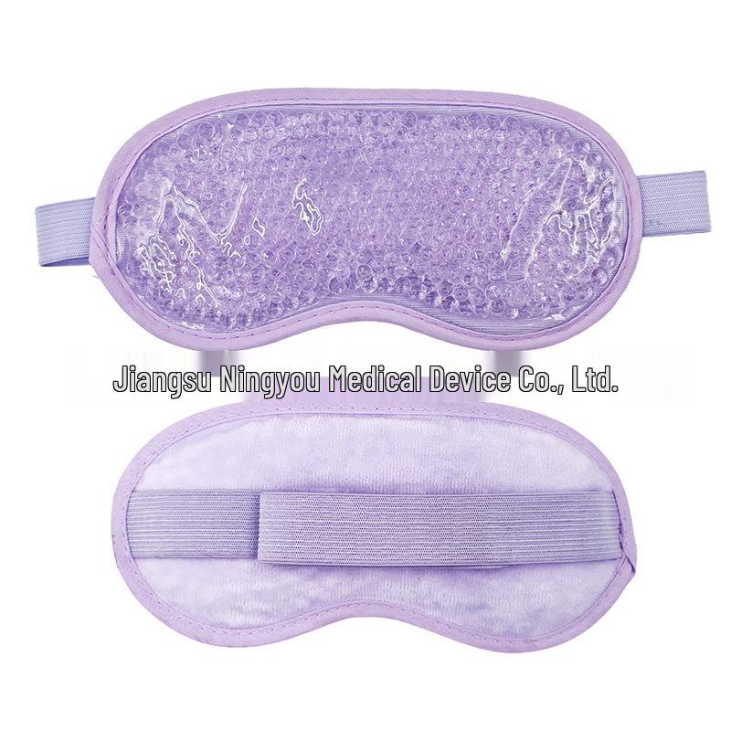 Cooling/Warming PVC Plush Eye Mask with Ice Gel
