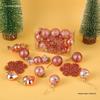 Gold Christmas Bells & Silk Florals: European & American Style Tree Ornaments & Hanging Decor