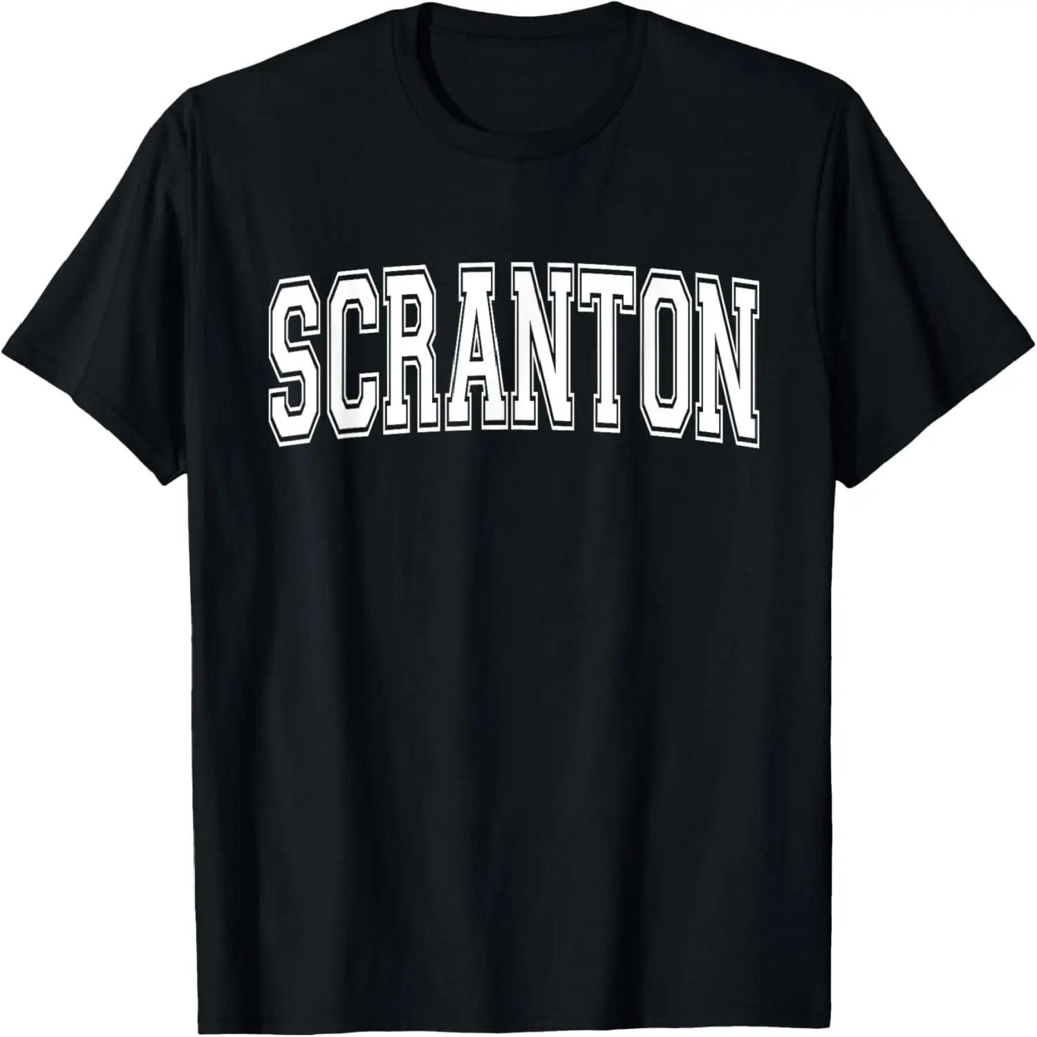 

SCRANTON PA PENNSYLVANIA USA Vintage Sports Varsity Style T-Shirt S чёрный