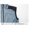 XEBEC Vest Silver Gray Air-Conditioned Heat-Shielding (Hooded) XE98024-22-M