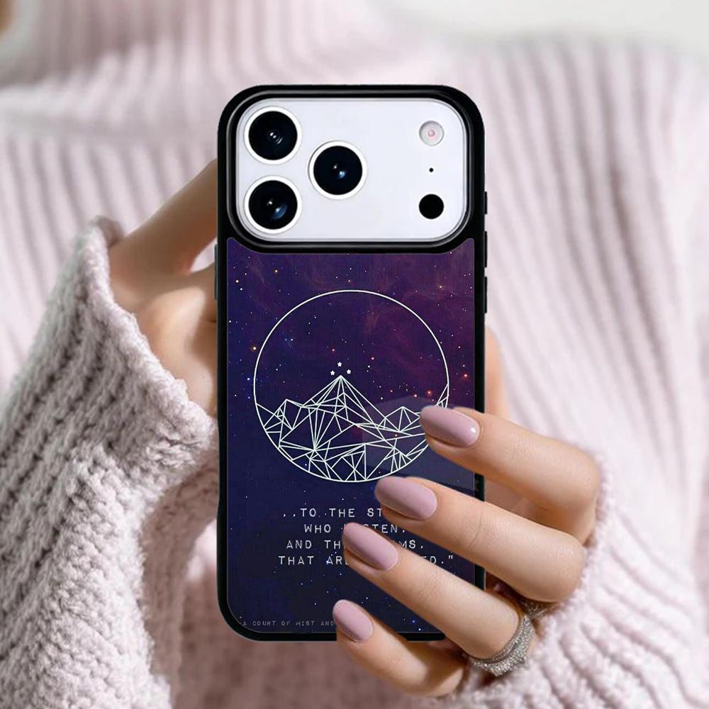 A Court of Mist and Fury Sarah J Maas Phone Case For Apple iPhone 17 Air 16E 15 14 Plus 13 12 11 Pro Max Mini Funda Cover