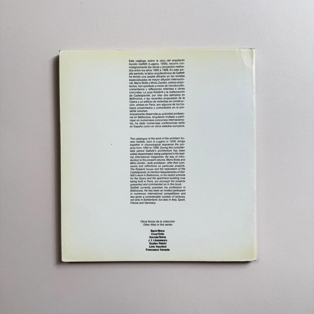 [USED] Aurelio Galfetti