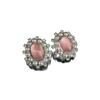 Mermaid Tears Symphony Oval Pearl Stud Earrings Fashion Elegance Temperament Earrings Light Luxury Premium Earrings