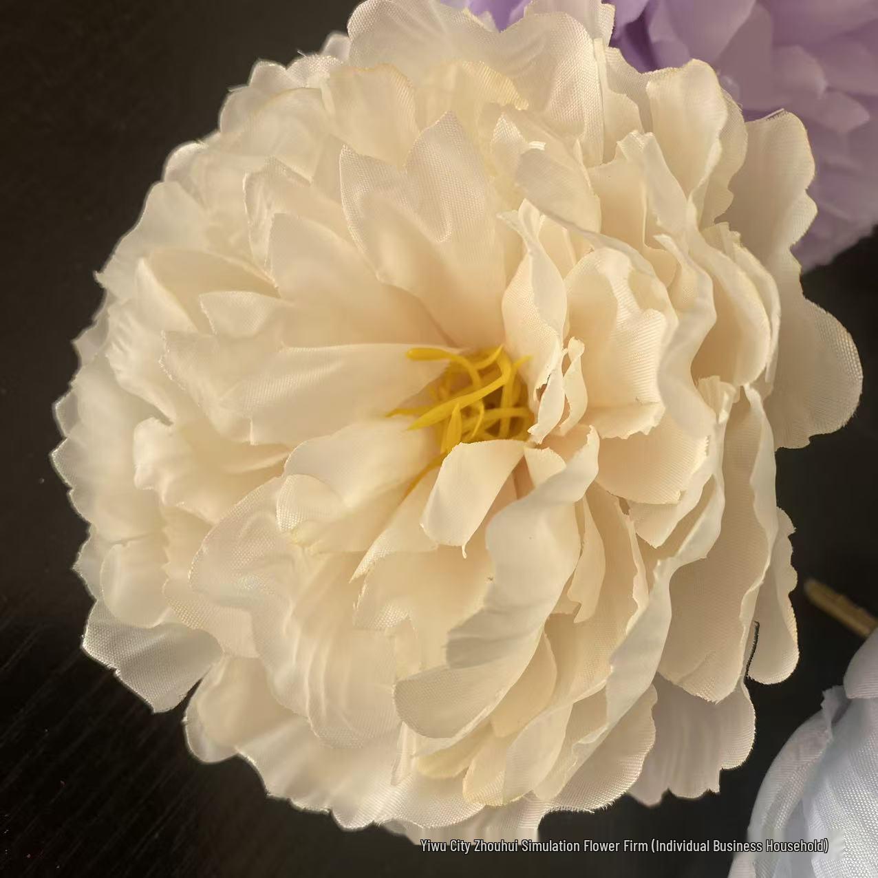 

11 см Шовкова Квітка Півонії Весільний Фон та Аксесуари для Волосся off білий колір