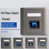 Durability PC 86Type Fiber Opticals Socket Wall Plate Networking Fiber Socket For Home Office Networking Wiring Applications