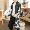 Herren japanische Kimono-Strickjacke, Herren-Samurai-Kostüm, Kleidung, Kimono-Jacke, Herren-Kimono-Shirt