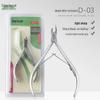 Silver Stainless Steel Cuticle Nipper D-07 - Manicure Tool for Nail and Hangnail Care