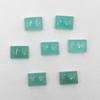 Natural Aqua Chalcedony Rectangle Cabochon Loose Gemstone Lot 10 Pcs 10*14 MM 80 CT For Jewelry Making