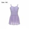 Chiffon Skirt Ballet Leotard Sleeveless Design Dance Leotard  Gymnastics Practice