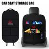Car Seat Back Storage Bag Anti Kick Pad Large Capacity Organizer Pocket For Accord XRV CRV Fit CITY Civic 8th Jazz Odyssey
