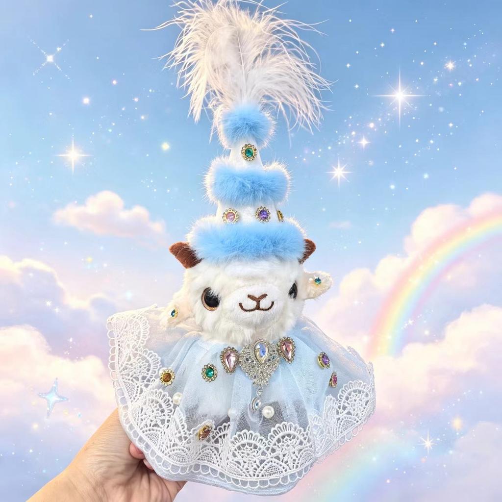 Cute Sheep Plush Keychain Doll, Mini Lamb Stuffed Pendant, Soft Bag Hanging Ornament Accessory