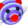 Ball Toy Cartoon Stripe Pet Supplies Nylon Rope Round Ball Mouse Long Tail Toy for Cat