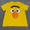 Unisexs Vintage Oversized Streetwear Sesame Street Graphic Cotton Short Sleeve All Season Casual Tee