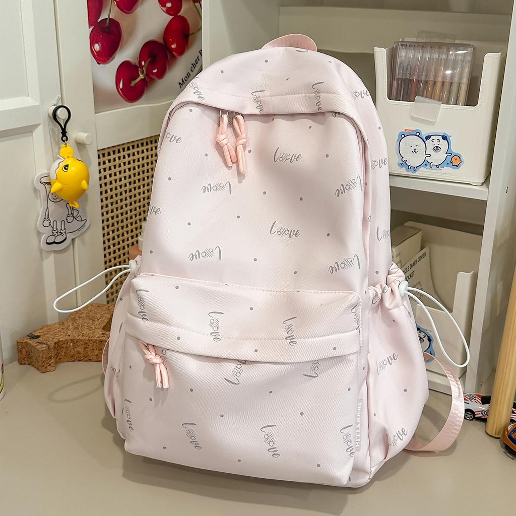 Schoolbag Japanese ins high value fresh simple backpack junior high school student schoolbag women travel lightweight versatile backpack
