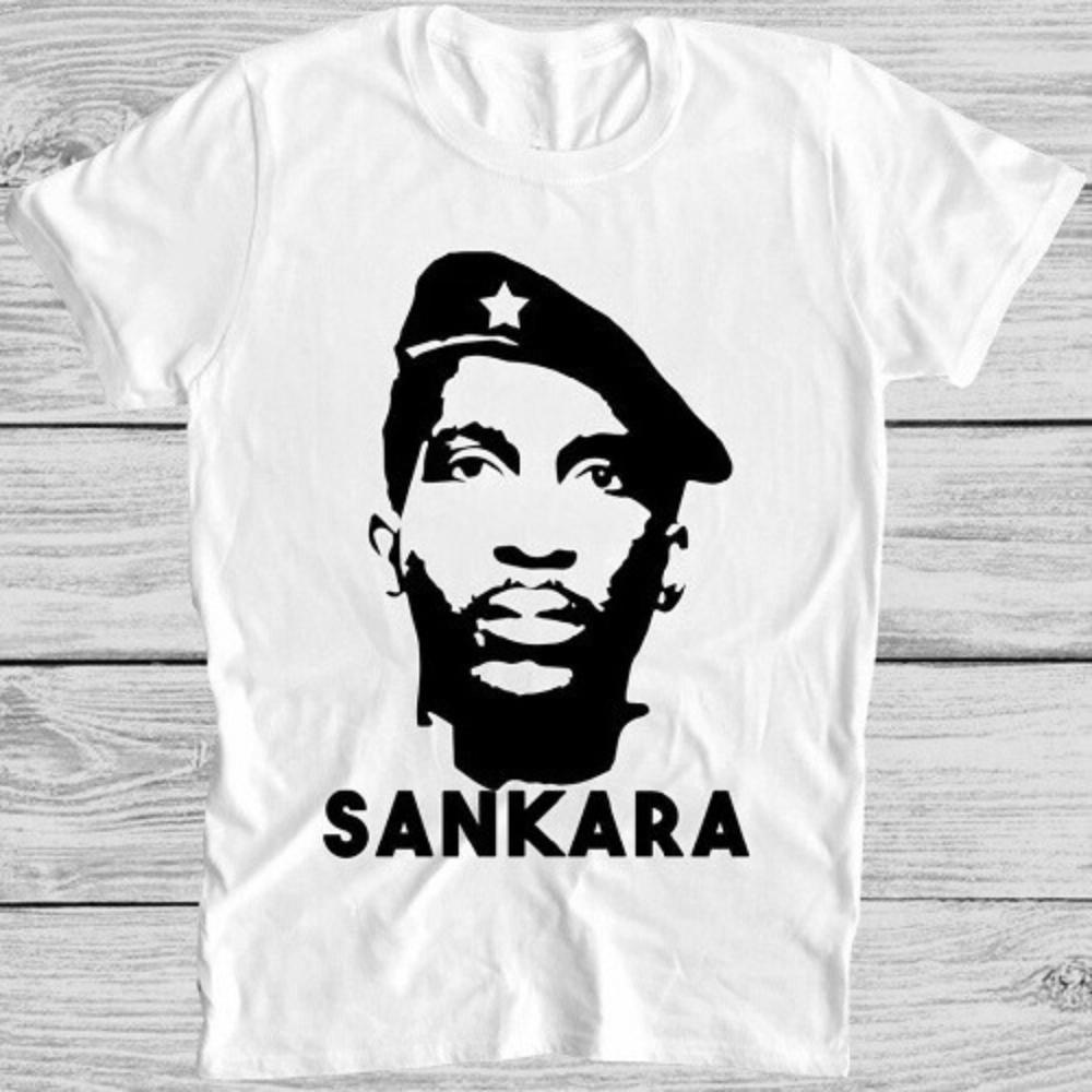 Thomas Sankara T Shirt Marxist Marxisim Burkina Faso Vintage Cool Gift Tee Graphic T Shirts Woman Man Cotton Streetwear Shirt S