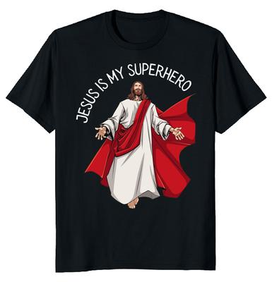 Jesus ist mein Superheld Christus Unisex T-Shirt