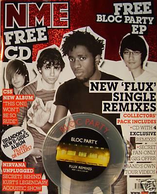 

CD BLOC PARTY Flux Remixes NMECD0705 New Musical Exp 2007 UK Dance Electronica Used