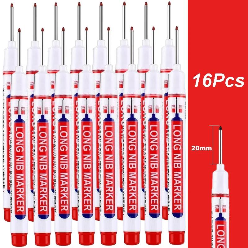 4-100 Stück 20mm Tiefloch Lange Spitze Kopf Marker Für Metall Perforierstift Wasserdicht Badezimmer Holzbearbeitung Dekoration Mehrzweck