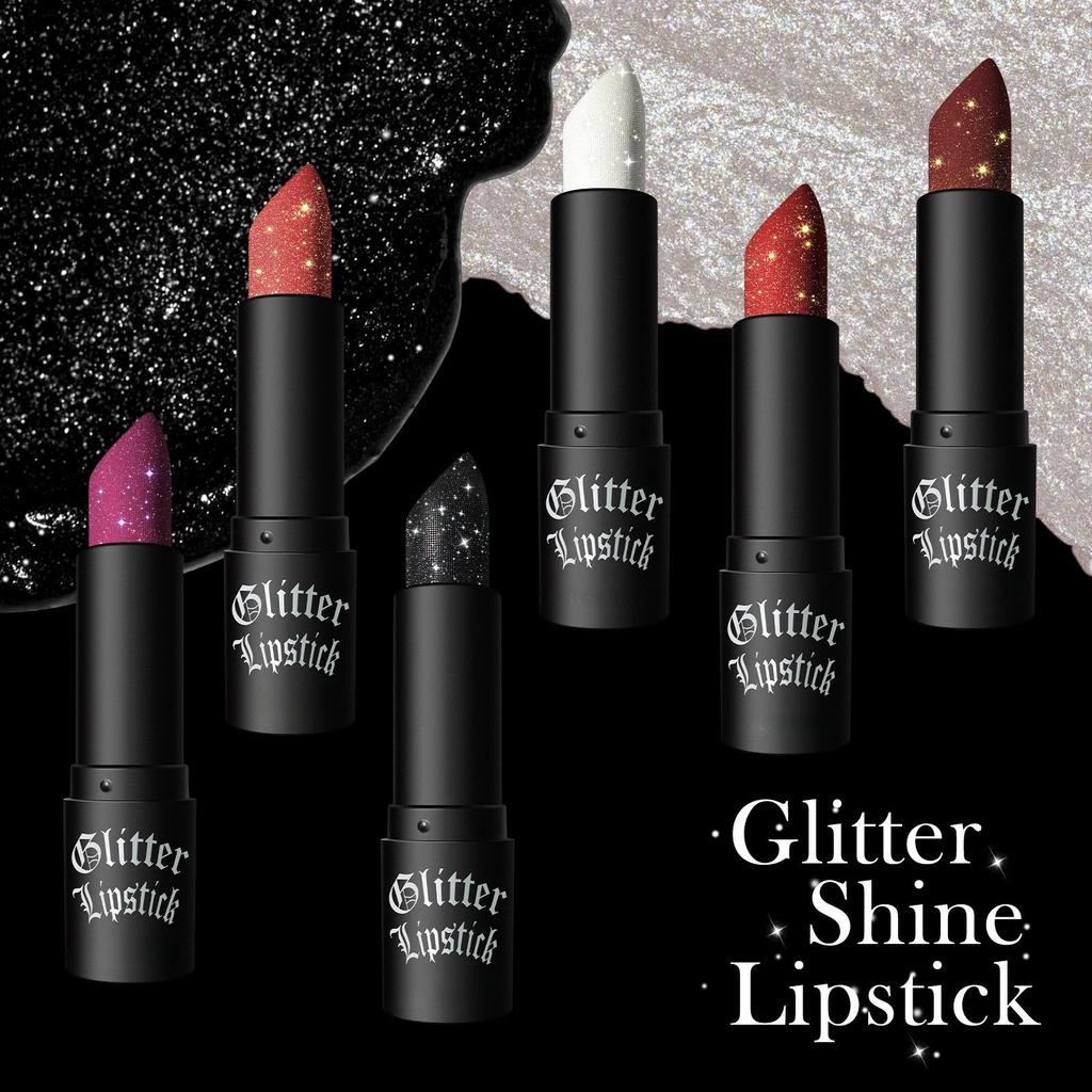 Non-stick Cup Matte Lipstick Flash Diamond Lipstick Halloween Dark Makeup