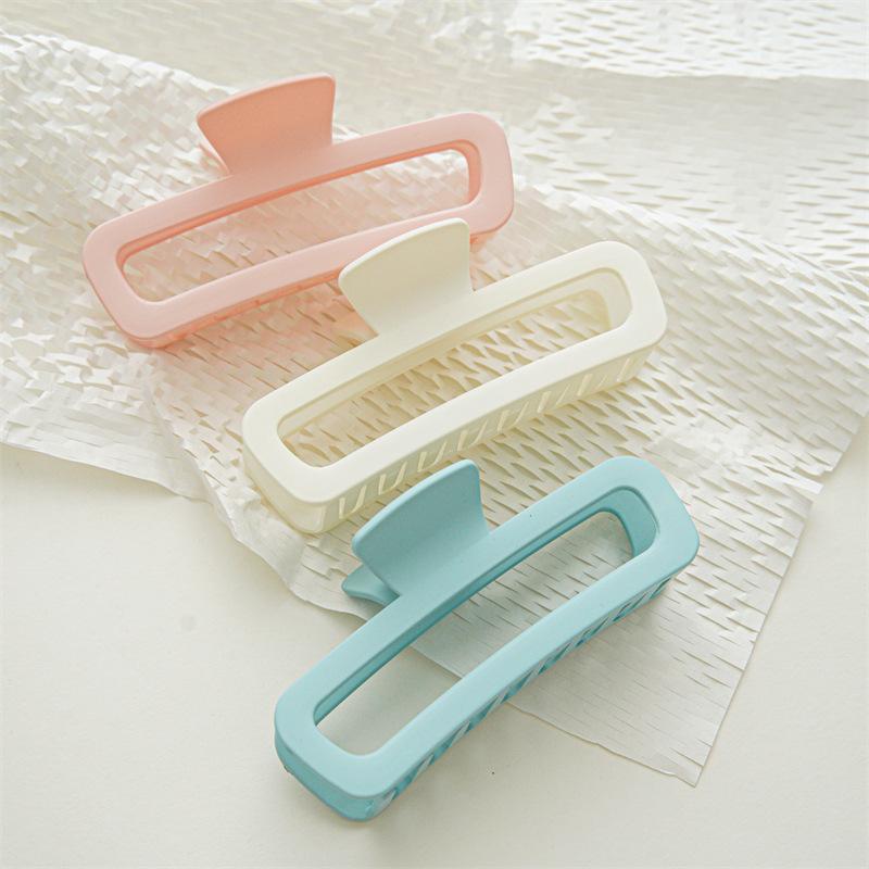 2023 New Women Sweet Resin Large Barrettes Crab Hair Clip Fashion Jelly Hair Claw Shark Clip For Girls Hair Accessories Headwear