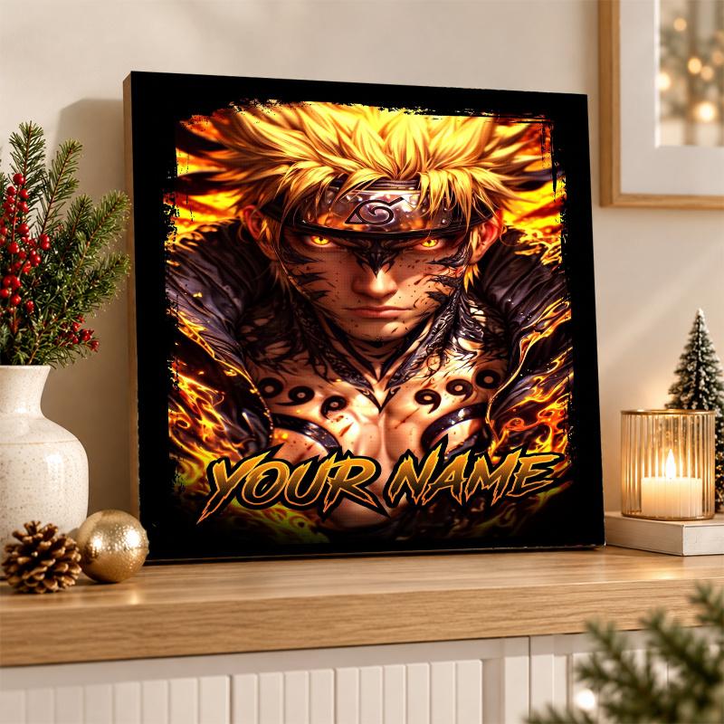 Naruto Uzumaki Custom Name Diamond Painting Personalized 5D Full Drill DIY Diamond Art Home Decor