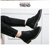 British Style Plus Size Mid-High Suede Men's Boots, Sizes 38-46, Autumn/Winter 2024 Fashion