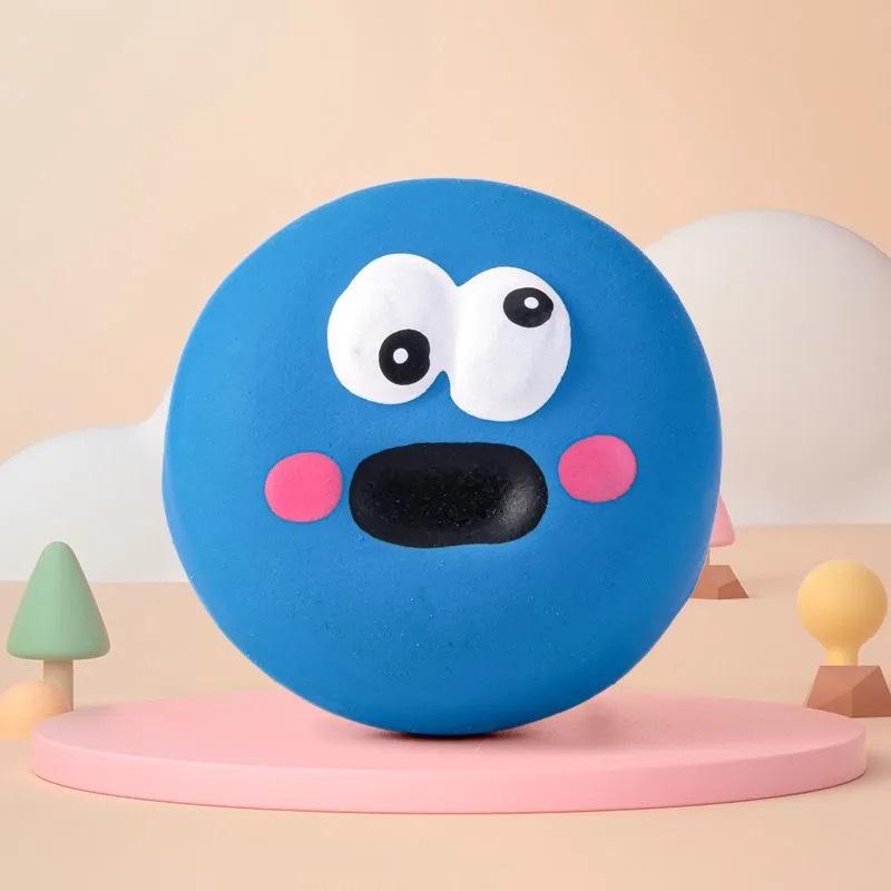 Eco-Friendly Latex Squeaky Puppy Toys for Teeth Cleaning