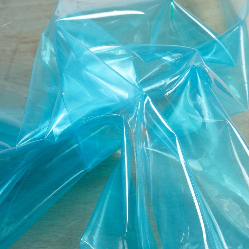 50x137cm Semi-transparent TPU Fabric Matte Waterproof Film Designer Fabric for DIY Sewing Dress Clothes Raincoat Bag Decor