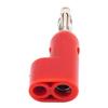 10pcs 4mm Stackable Banana Plug Connectors Solderless Banana Plugs for Security Accessories