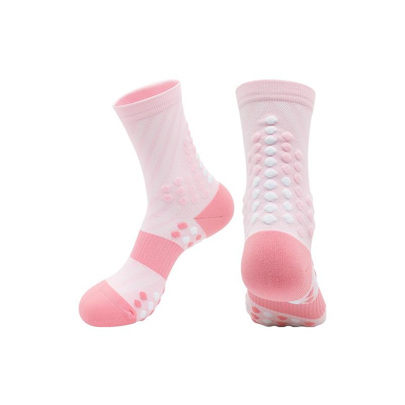 Professional Cycling Sports Socks Women'S And Men'S Medium Tube ******** Rope Fitness Running Socks Sweat-Absorbing Hiking Badminton Socks